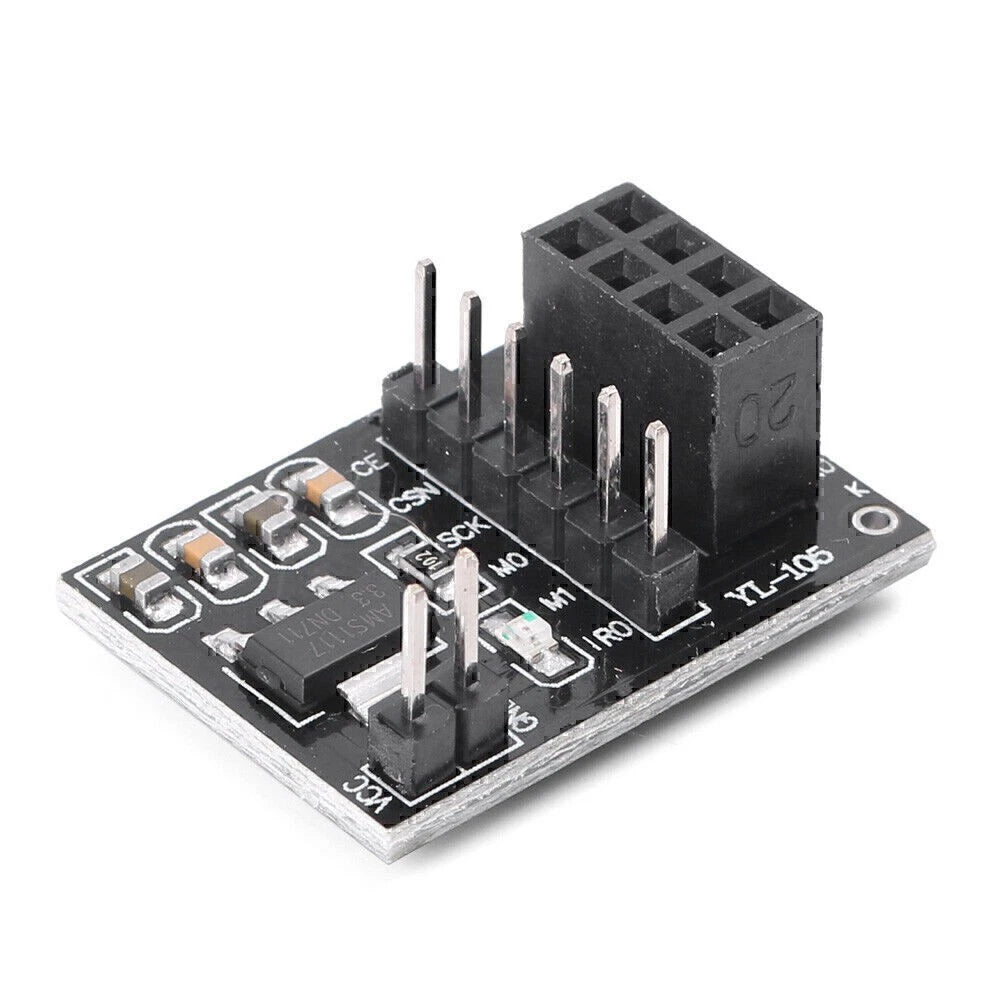 2pcs Socket Adapters Plate Boards for 8 Pin NRF24L0+Wireless Transceive Module v