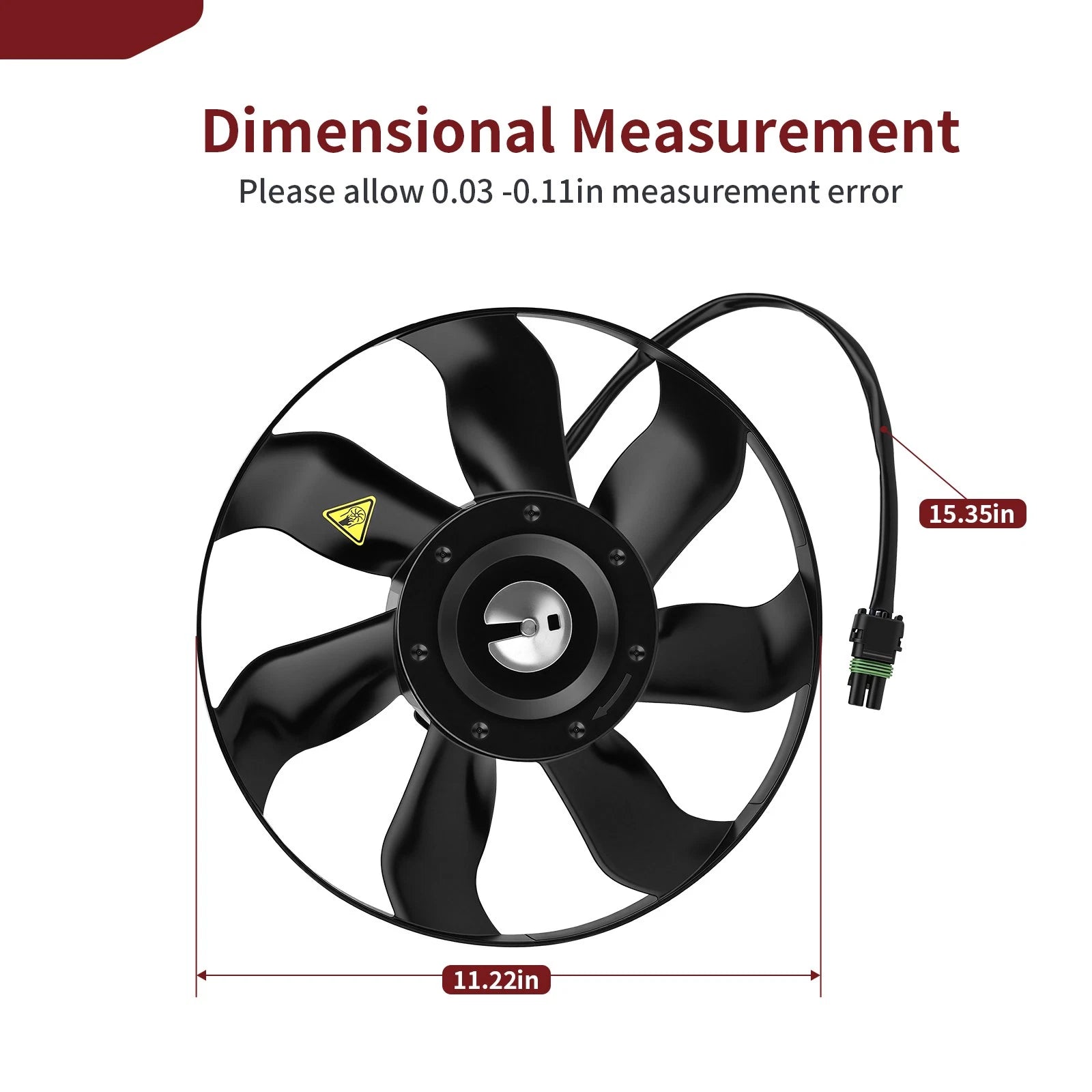 Radiator Cooling Fan #709200564 for Can-Am Maverick 1000/Max 1000 (2013–2015)