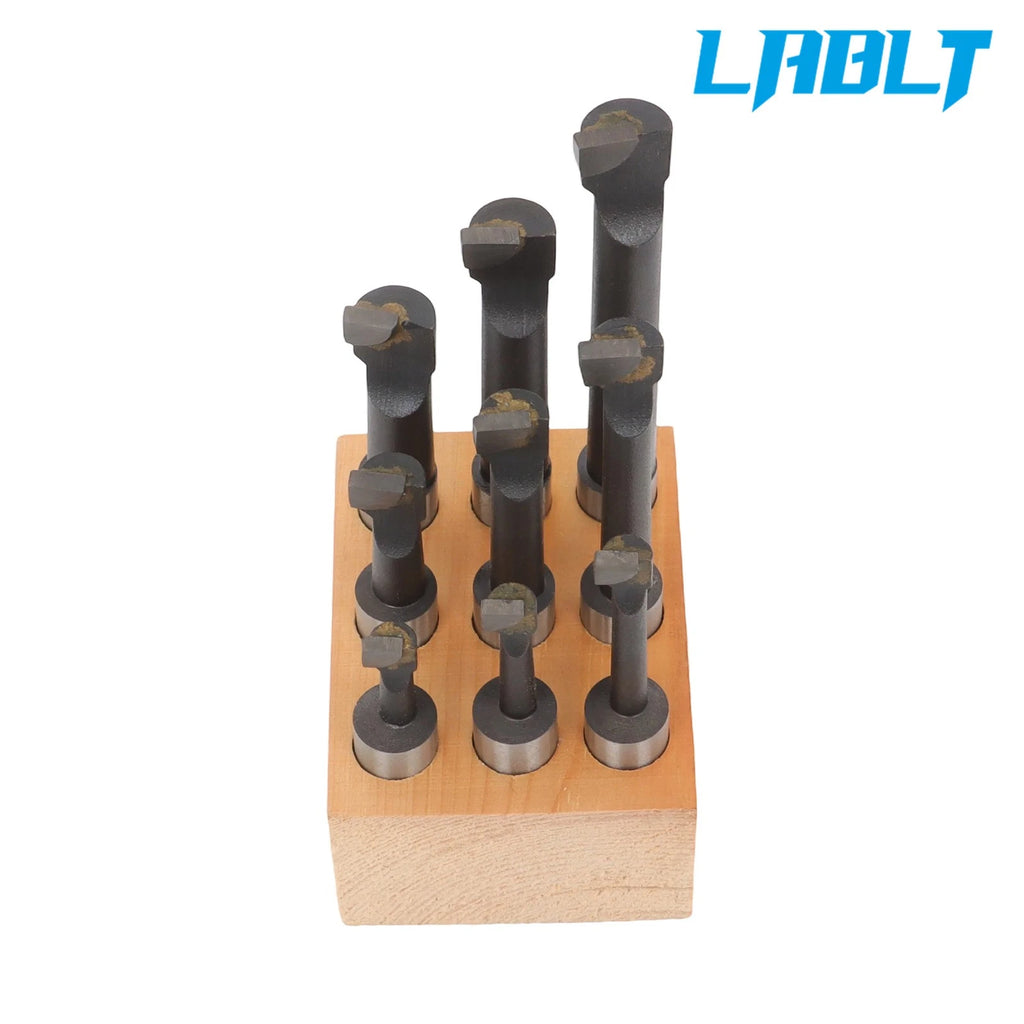 2" Boring Head + NMTB 40 Shank + 9Pack 1/2" C6 Boring Bar Set for LABLT