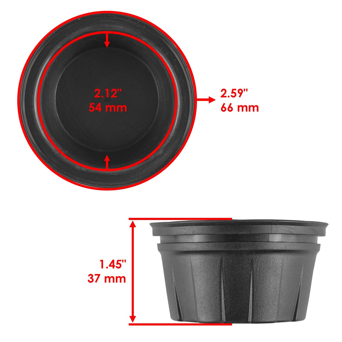 Wheel Center Cap Replacement for Honda Rancher TRX420F 2007–2020 Front