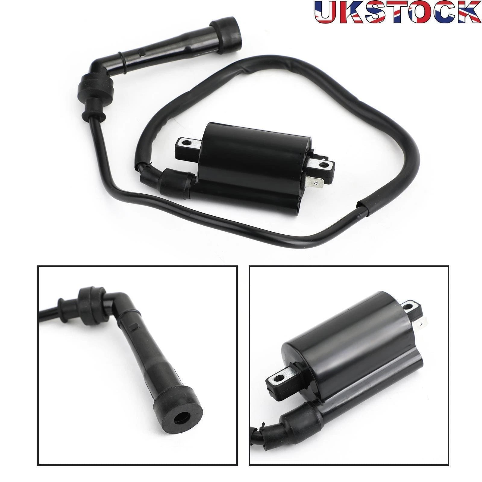 Ignition Coil with Spark Plug Cap for Kawasaki EN500C Vulcan 500 (1996–2009)