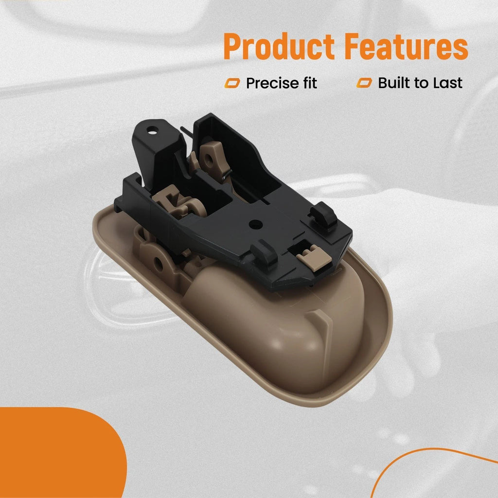 Front Left Interior Door Handle for Toyota Sienna (1998–2003) Beige Plastic