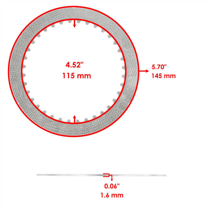 Clutch Friction Steel Plates and Gasket Replacement for Suzuki RF600R (1994–1996)