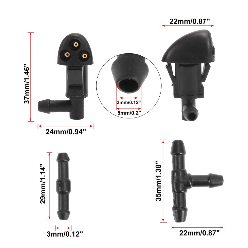 Windshield Washer Nozzle Set for Chevrolet Cruze (2009–2014)