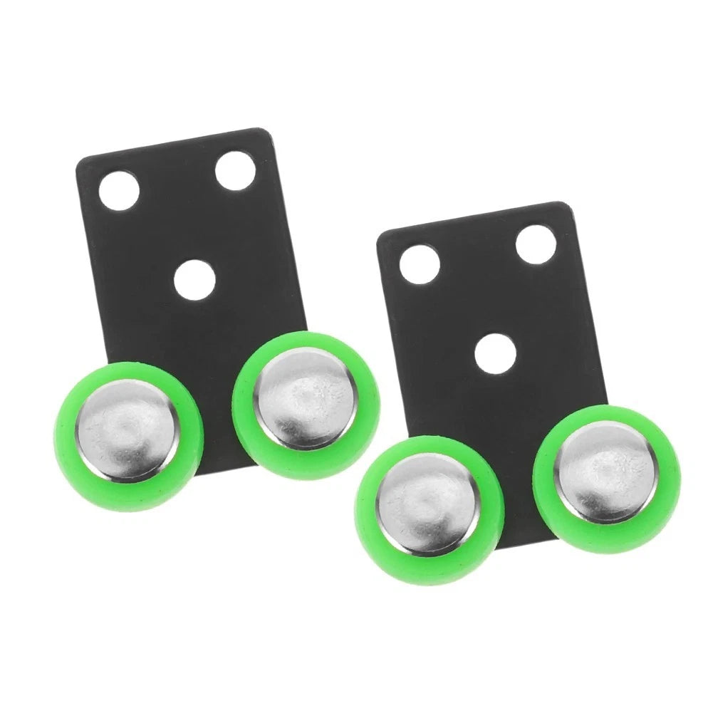 Sliding Wardrobe Door Wheels 42x40x14mm Iron Nylon Roller for Closet Doors
