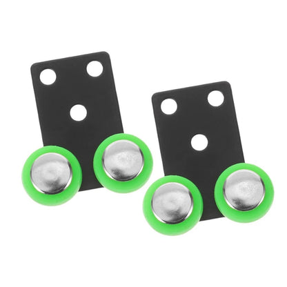 Sliding Wardrobe Door Wheels 42x40x14mm Iron Nylon Roller for Closet Doors