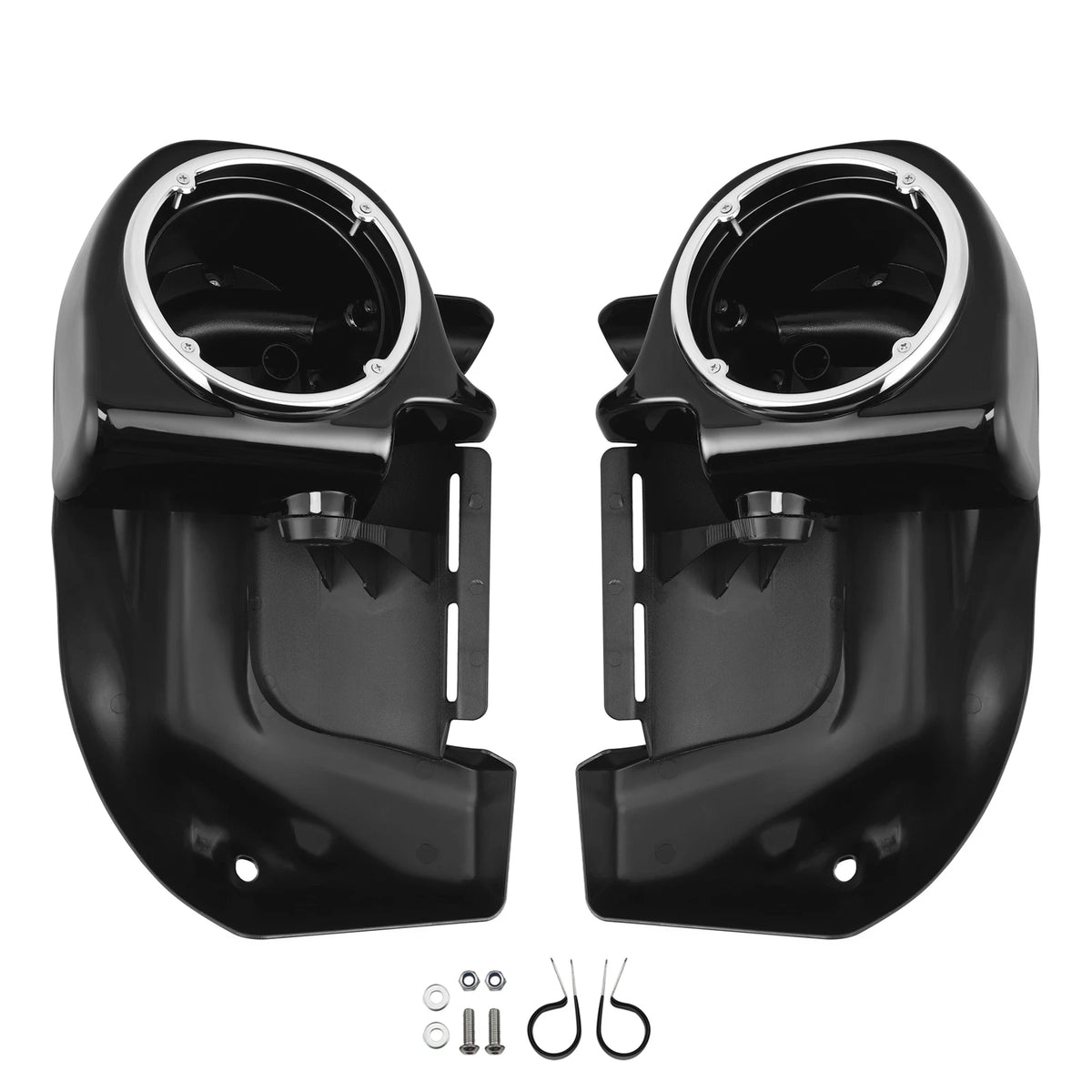 Lower Vented Leg Fairing & 6.5" Speaker Pods for Harley Touring Glide (1983–2013)