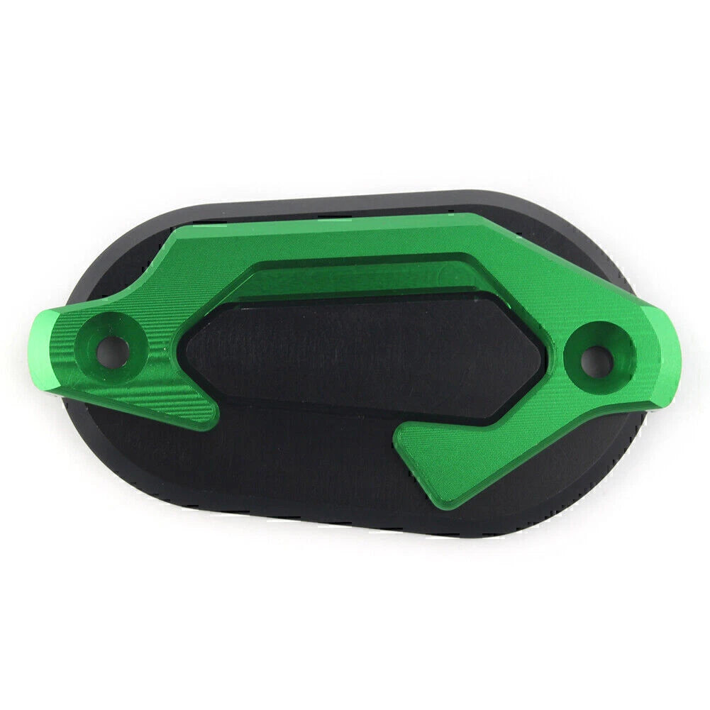 Handlebar Brake Fluid Reservoir Cover Caps for Kawasaki Ninja 400 (2017–2019) Green