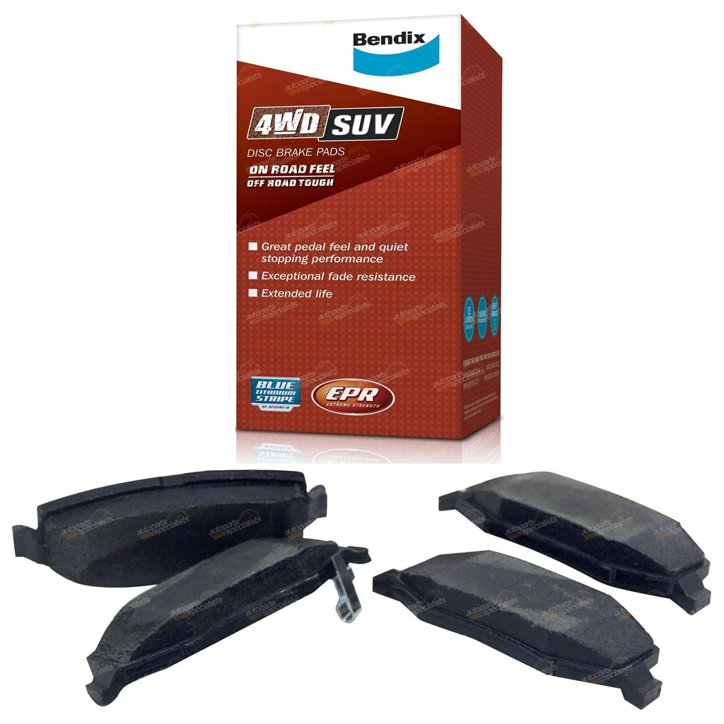 Bendix Rear Disc Brake Pad Set for Jeep Wrangler JK (2007–2018)