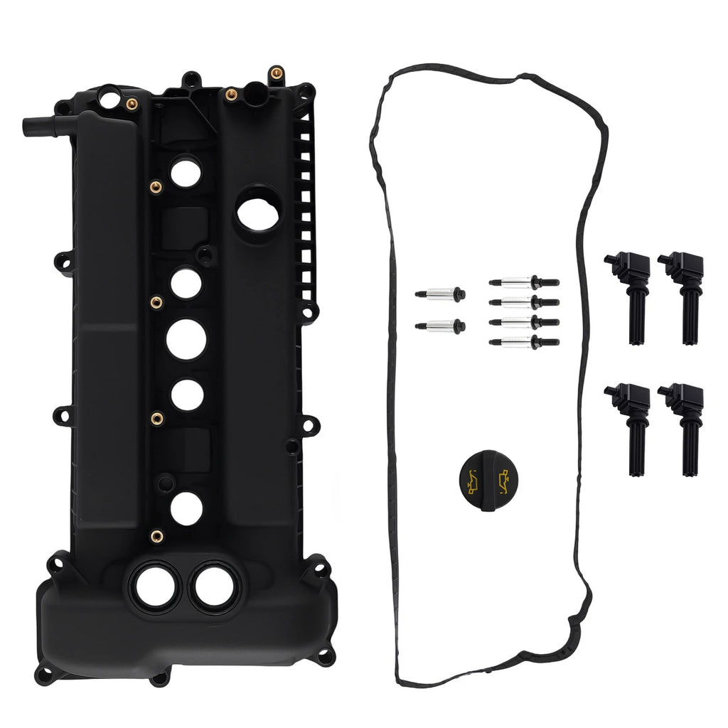 Engine Valve Cover & 4 Ignition Coils for Ford Fusion (2013–2020)