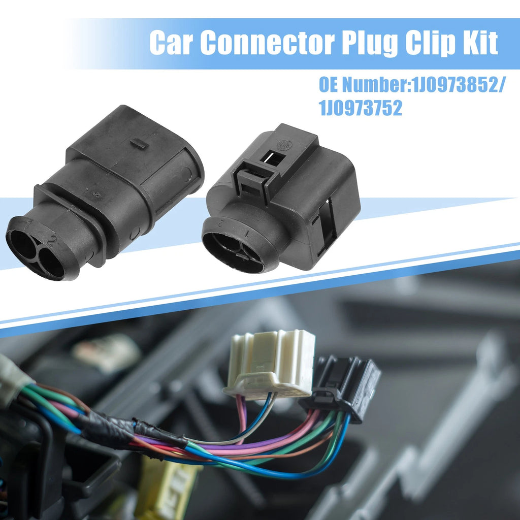 2 Pin Sealed Connector Set for VW Audi (2005–2020)