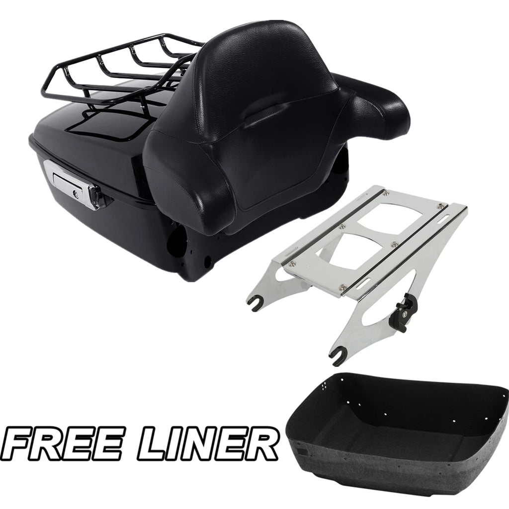 Trunk Backrest Mount Rack for Harley Street Electra Glide (2014–2026)