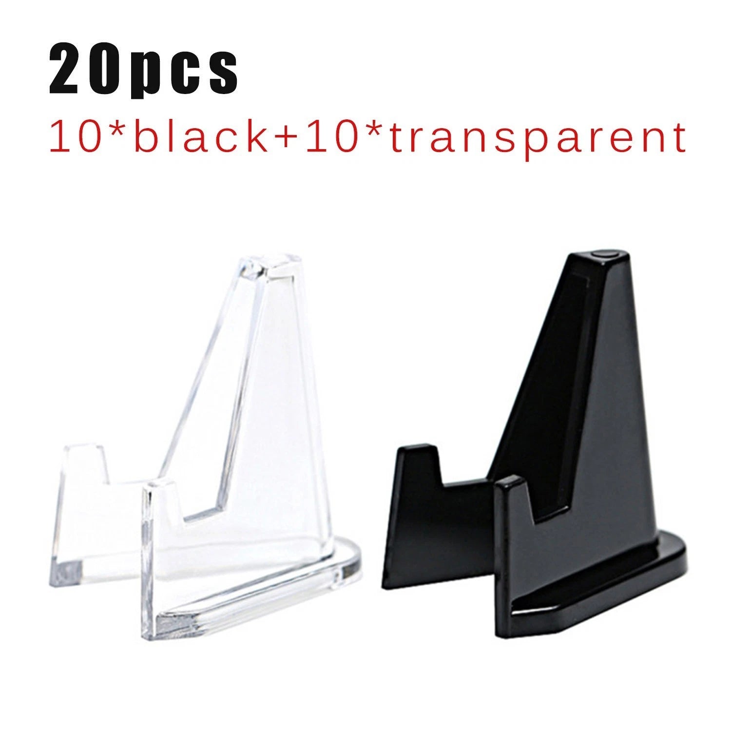20X Plastic Coin Display Stands for Badges Challenge Coins