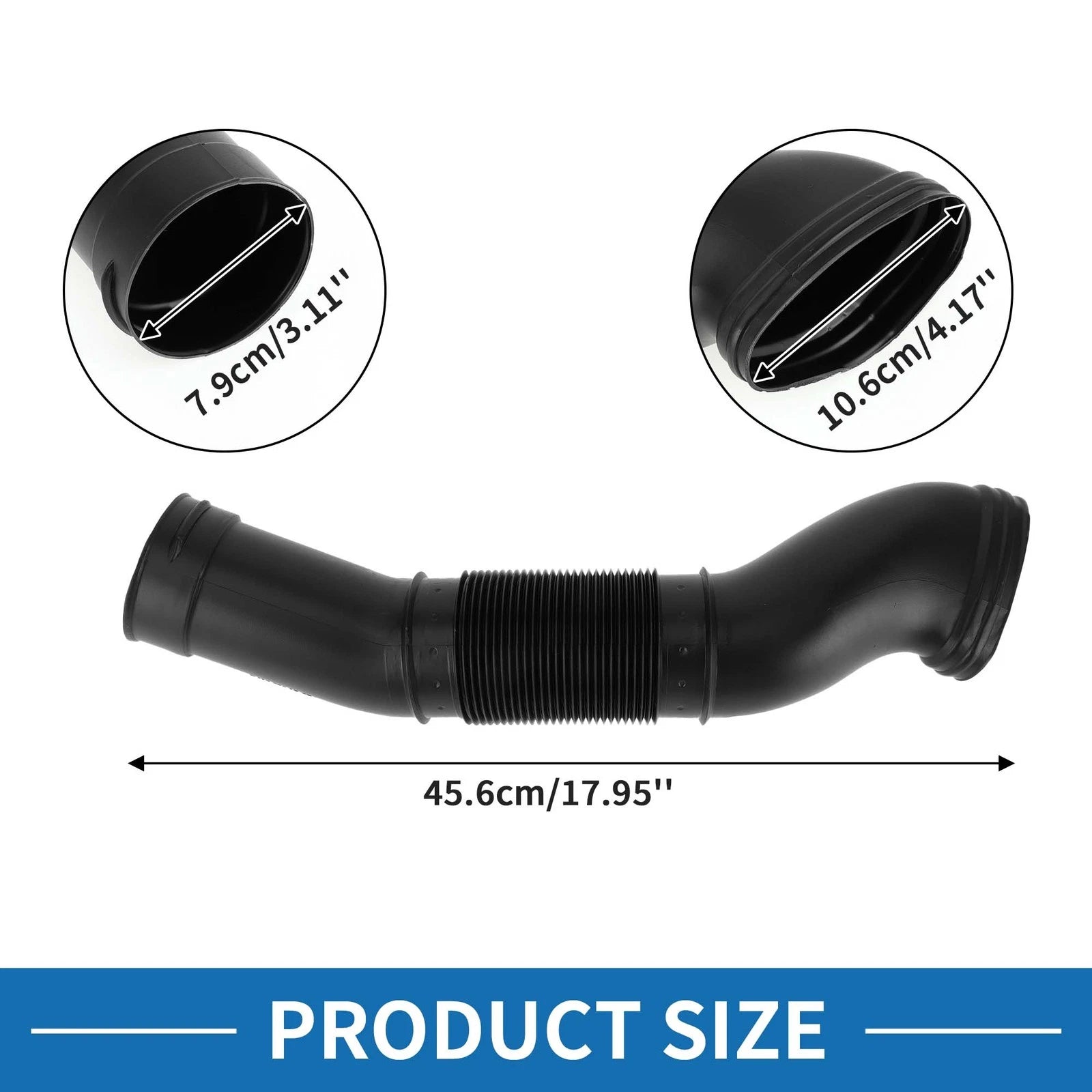 Left Side Air Intake Hose Replacement for Mercedes Benz W215 W220 (2000–2006)