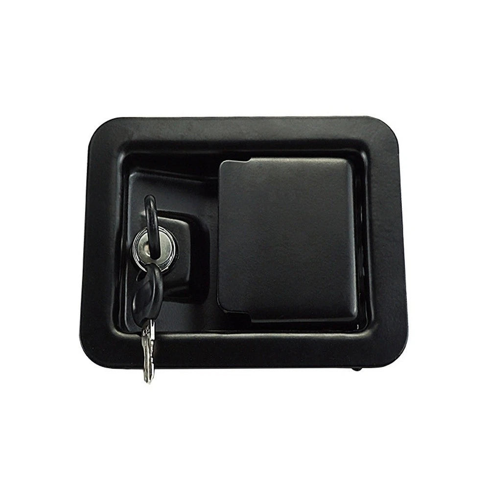 Flush Mount Square Latch for Generator Compartments and Trailer Doors