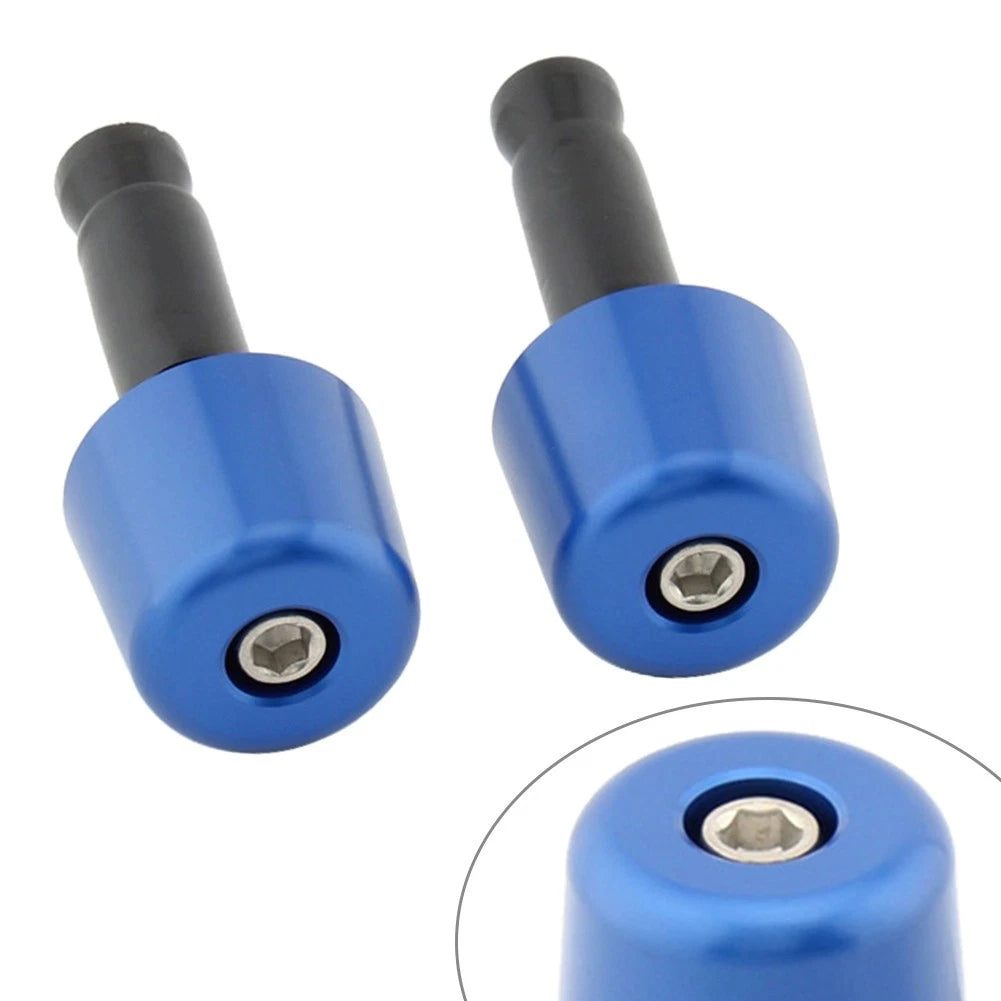 Handlebar Grips for Universal Motorcycle (1in/25.4mm) - Blue