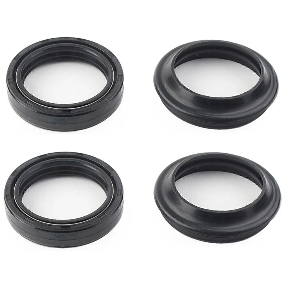 Set of 2 Fork Dust Oil Seals for Motorcycle (33X46-11 MM)