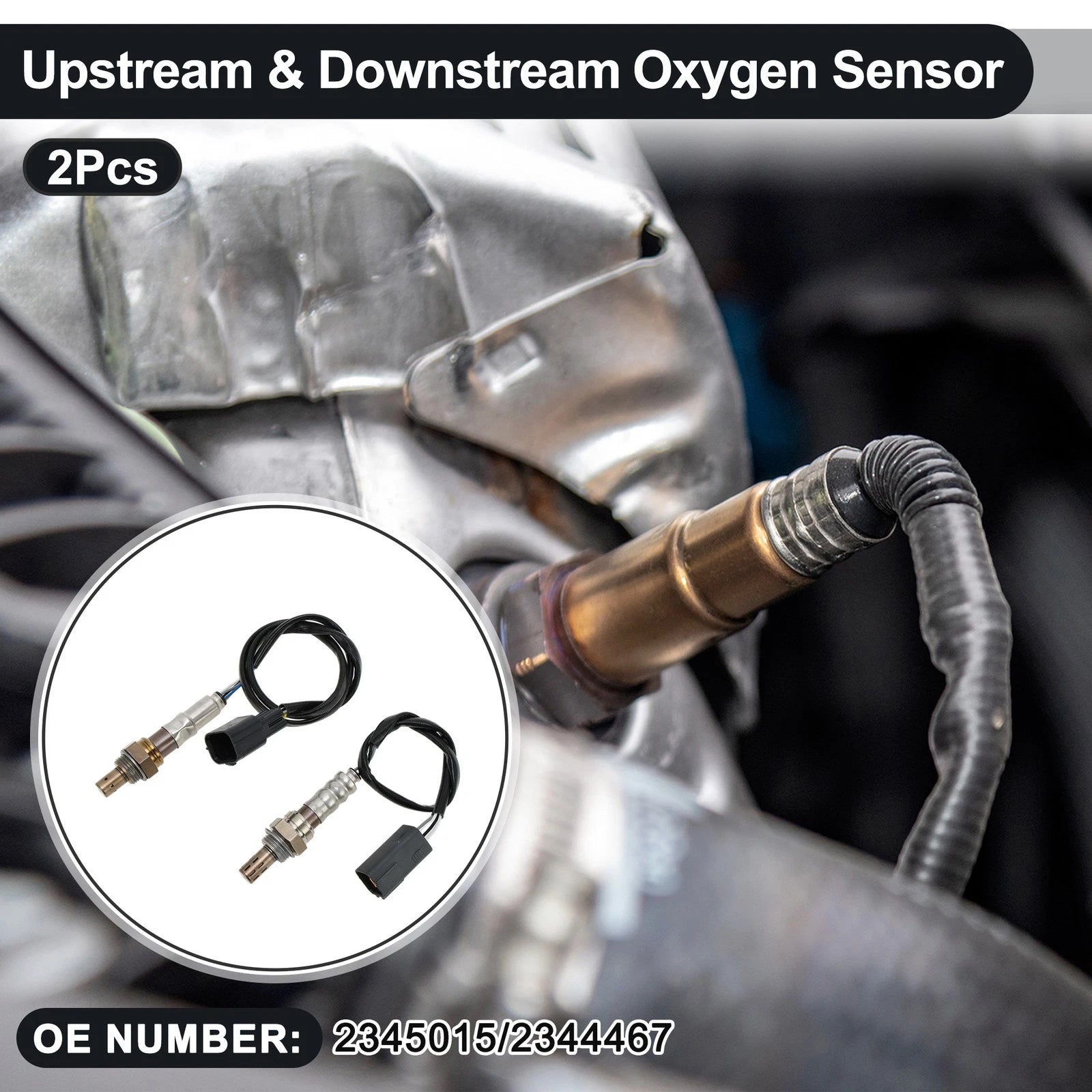 Oxygen Sensor Upstream and Downstream for Mazda 3 2.0L (2010–2011) 2 Pcs