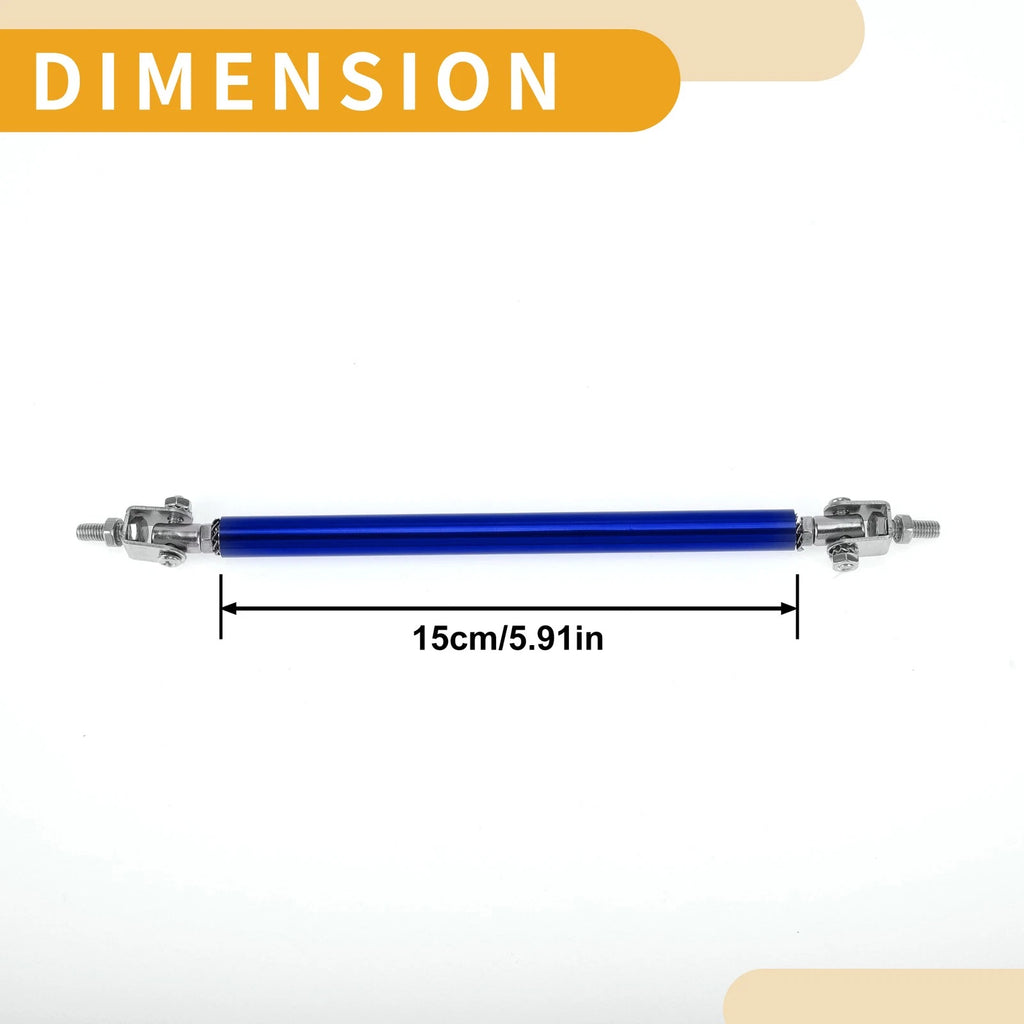 2X Adjustable Front Bumper Lip Splitter Strut Rod for Universal Fit