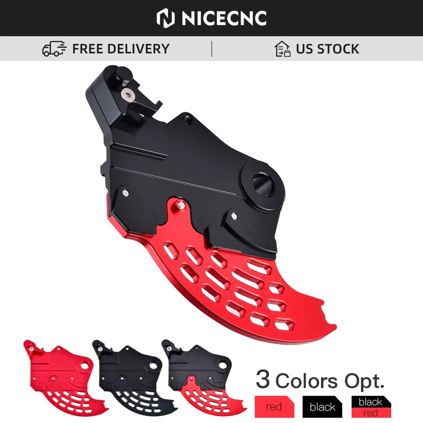 CNC Rear Disc Guard Protector for Beta RR RR-S Xtrainer 300 (2015–2024)