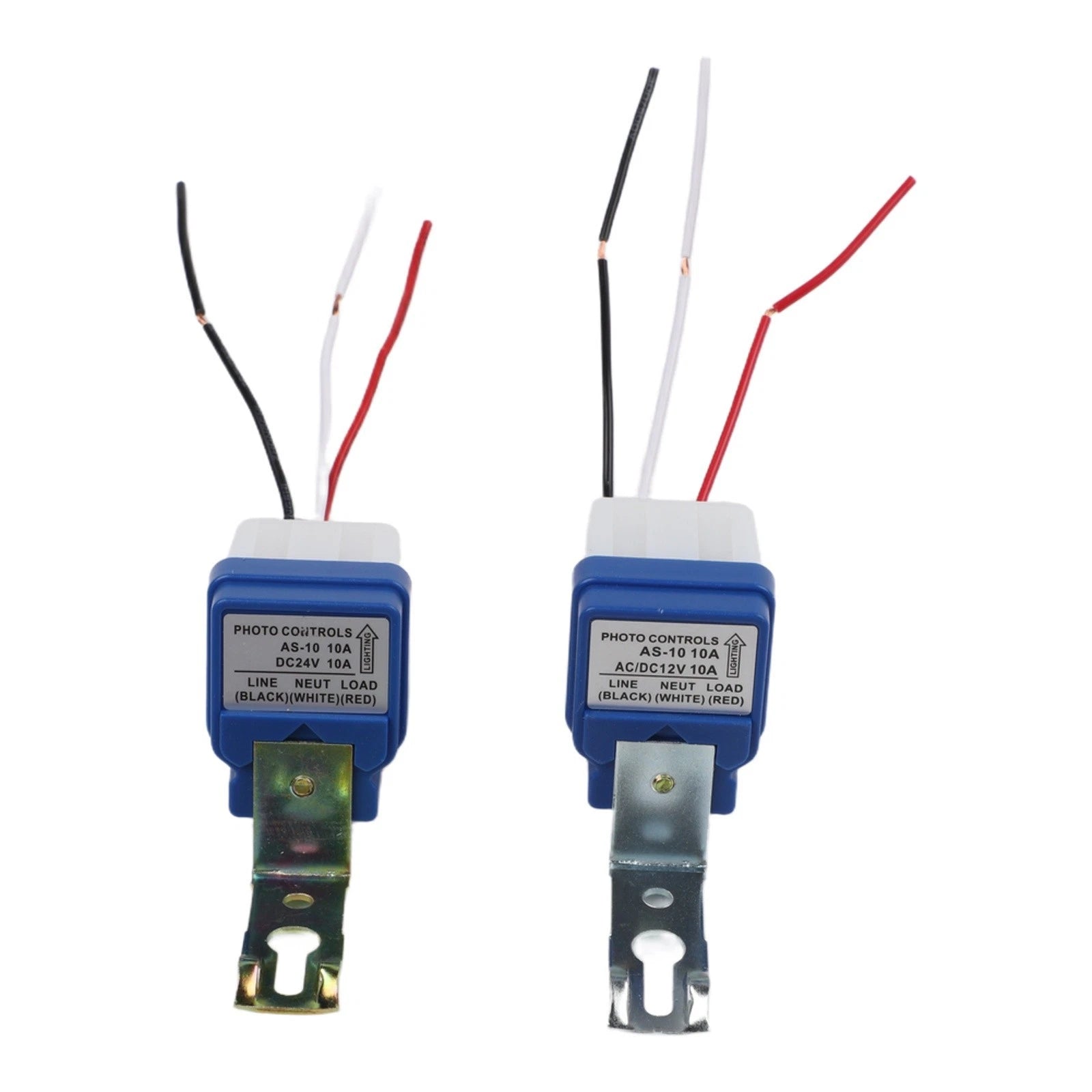 2X Automatic Photocell Sensor Switch DC 12V 24V 10A for Street Lights