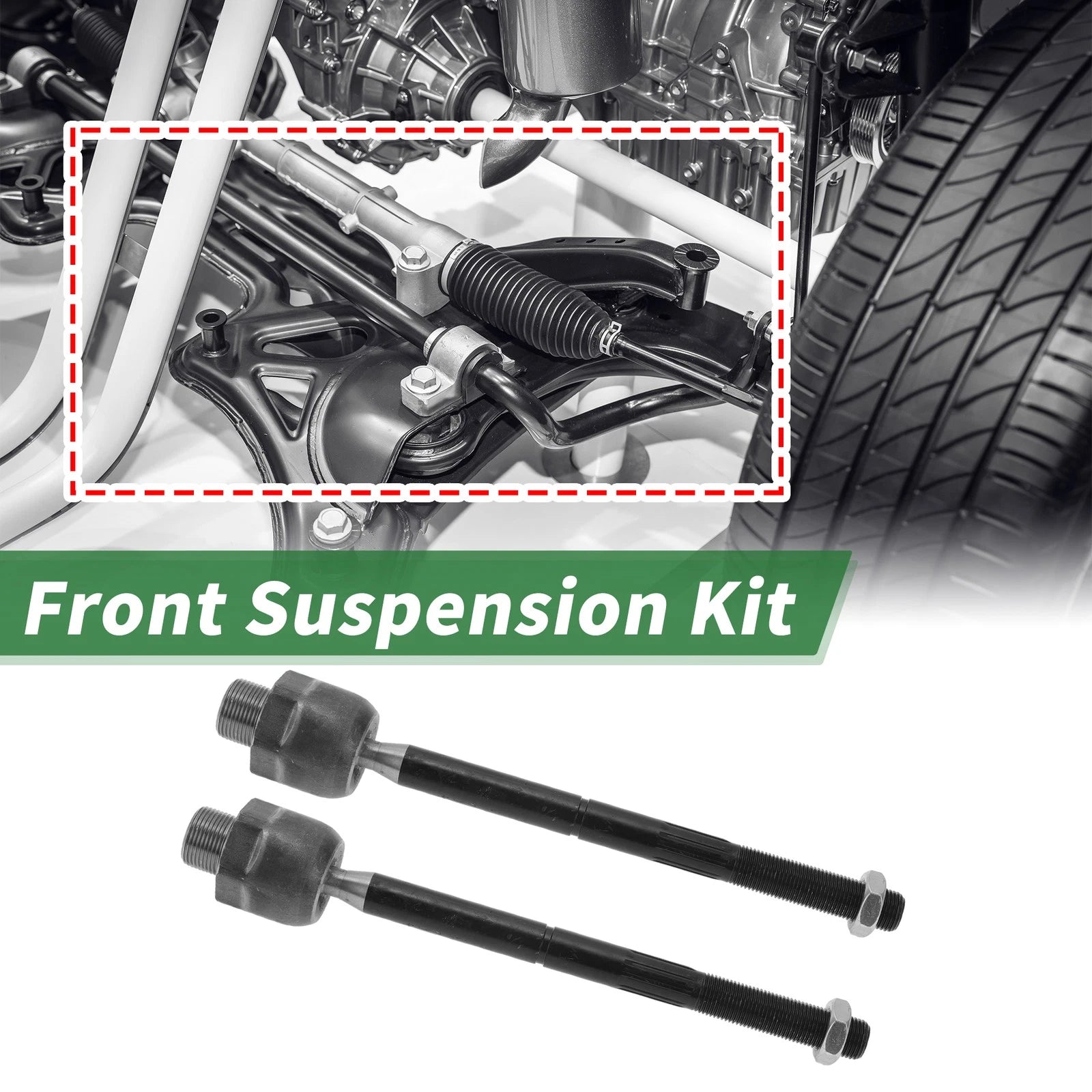 Tie Rod Ends and Ball Joint Kit for Dodge Dakota (2000–2011)