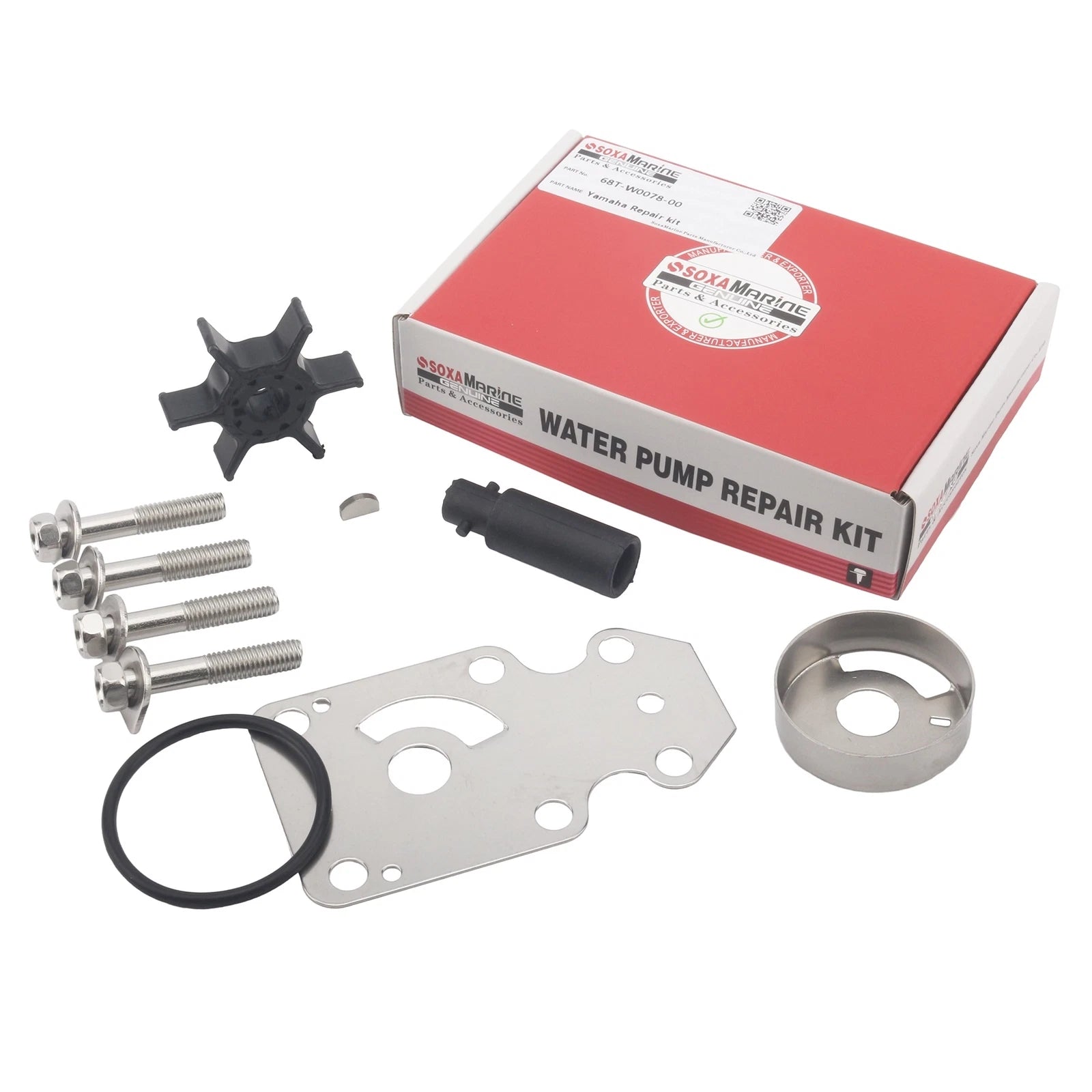 Outboard Water Pump Repair Kit for Yamaha 4S 6 8 9.9 HP F8 F9.9