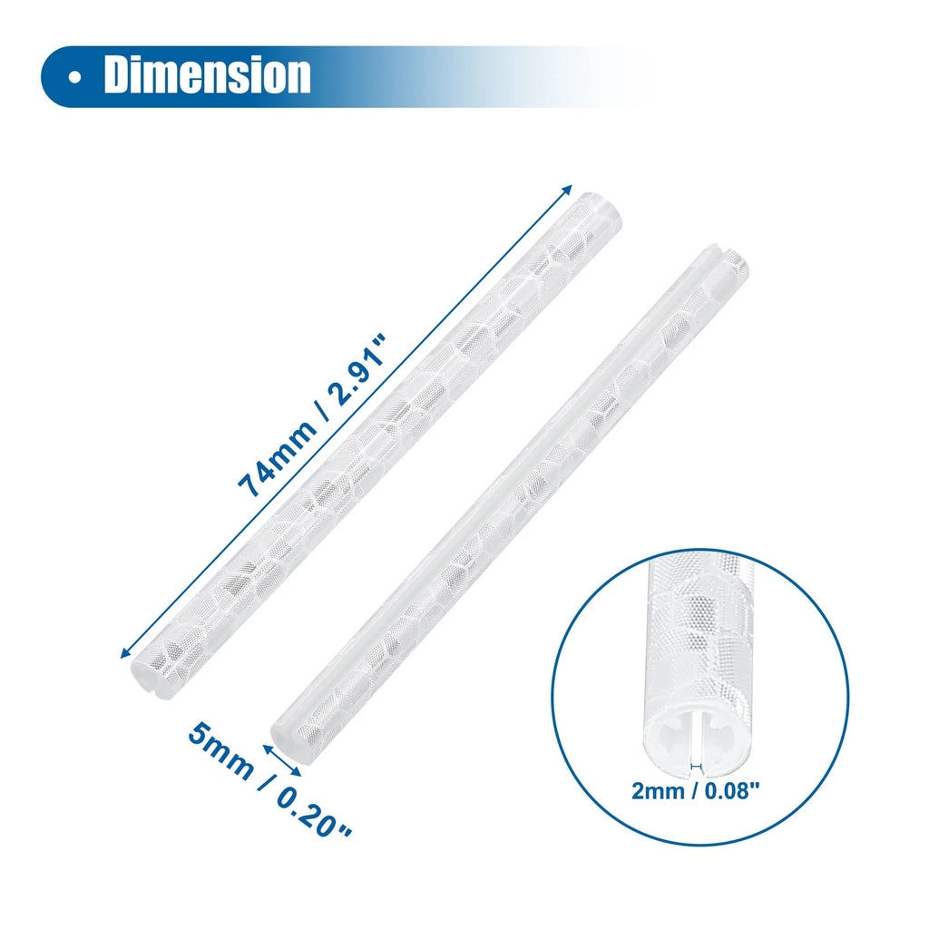 Bicycle Reflector Kit Outer Reflective Set for Bike ABS White (36 Pcs)