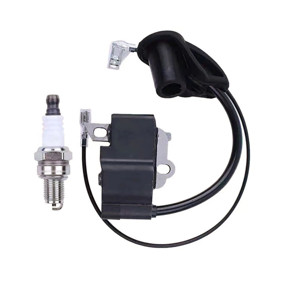 Set of 1 Ignition Coil & Spark Plug for FS90 FS90R FS100 KM90 (4180 400 1308)