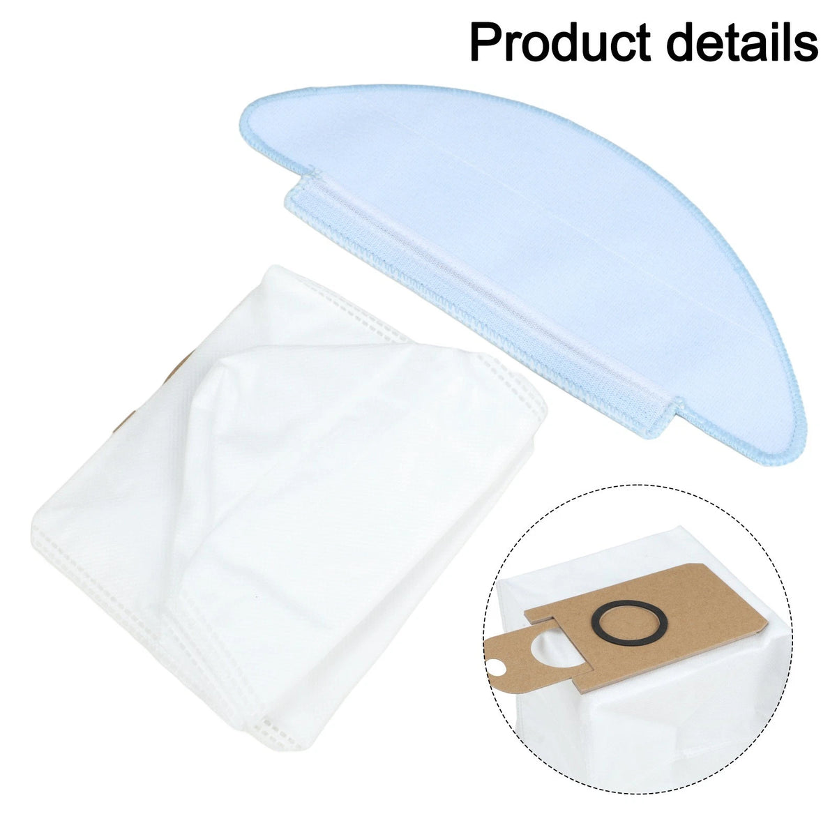 Large Capacity Floor Cleaning Dust Bags Kit for Automotive Use