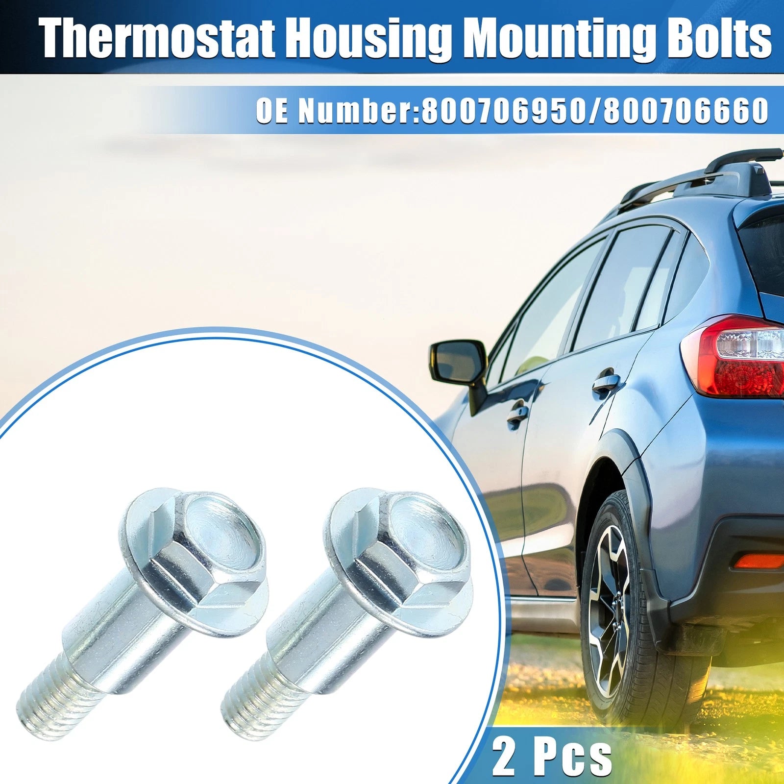 2PCS Timing Belt Cover Bolts Replacement for Subaru Baja (2003–2006)