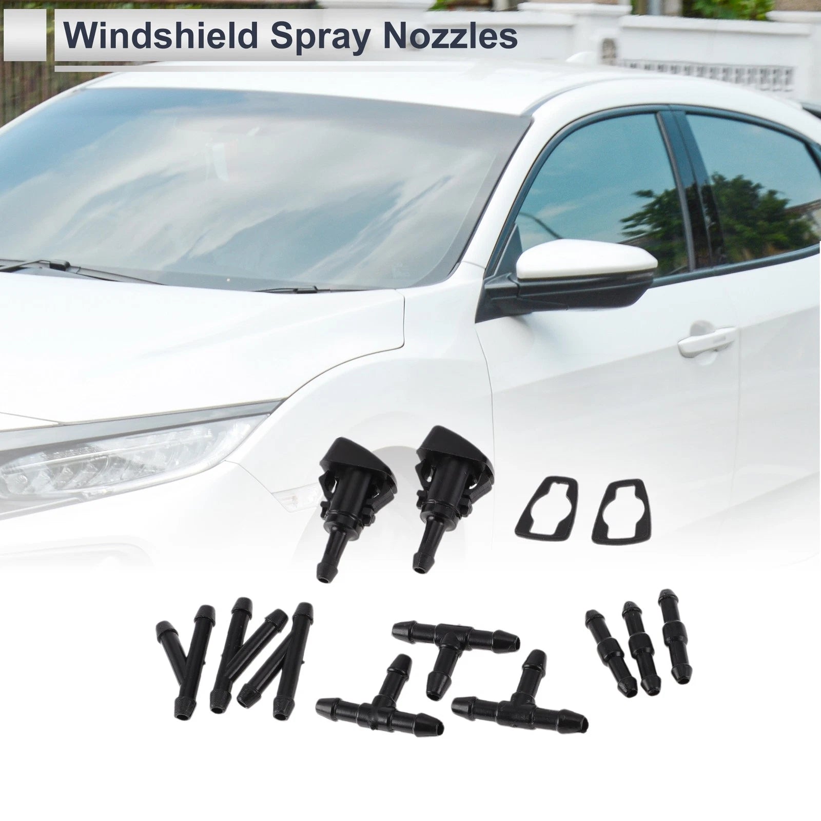 Windshield Washer Nozzle 3 Way Connector for Subaru Outback (2005–2014)