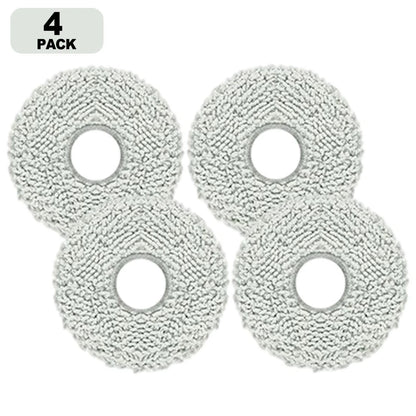 Set of 4 Mop Cloths for Karcher RCV 5 Plus (2019–2023) Microfiber