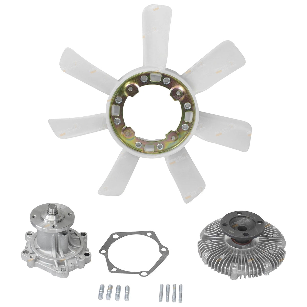 Water Pump Fan Clutch & Blade for Hilux LN85 (1989–1994)
