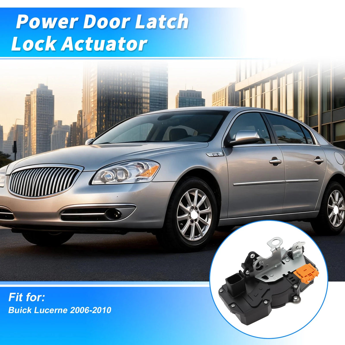 Front Right Power Door Lock Actuator for Buick Lucerne (2006–2010) 20772311