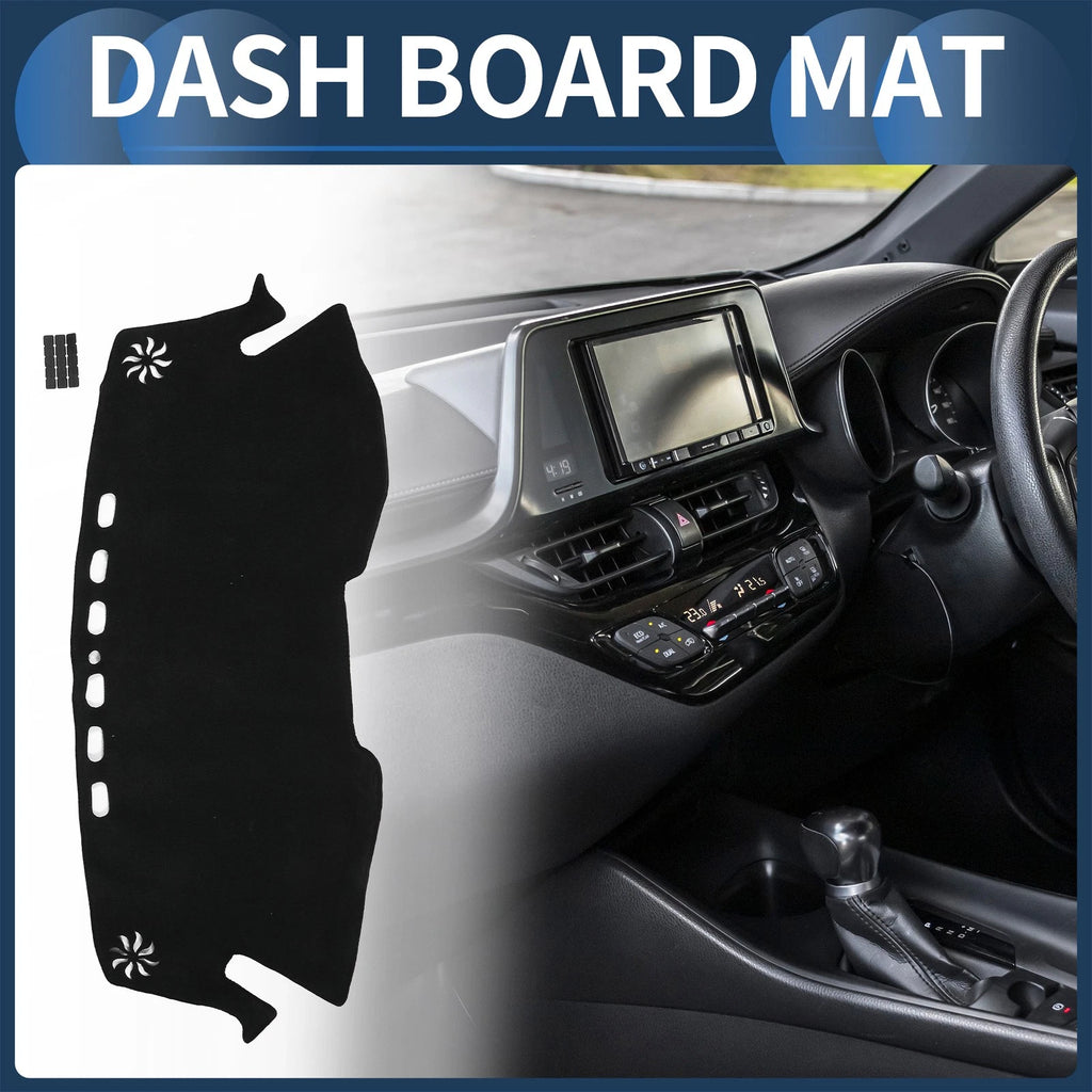 Dashboard Dash Cover Mat for Toyota C-HR NGX50 (2017–2024) Black 1 Set