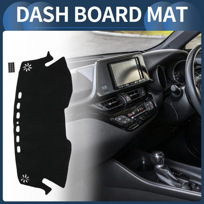 Dashboard Dash Cover Mat for Toyota C-HR NGX50 (2017–2024) Black 1 Set