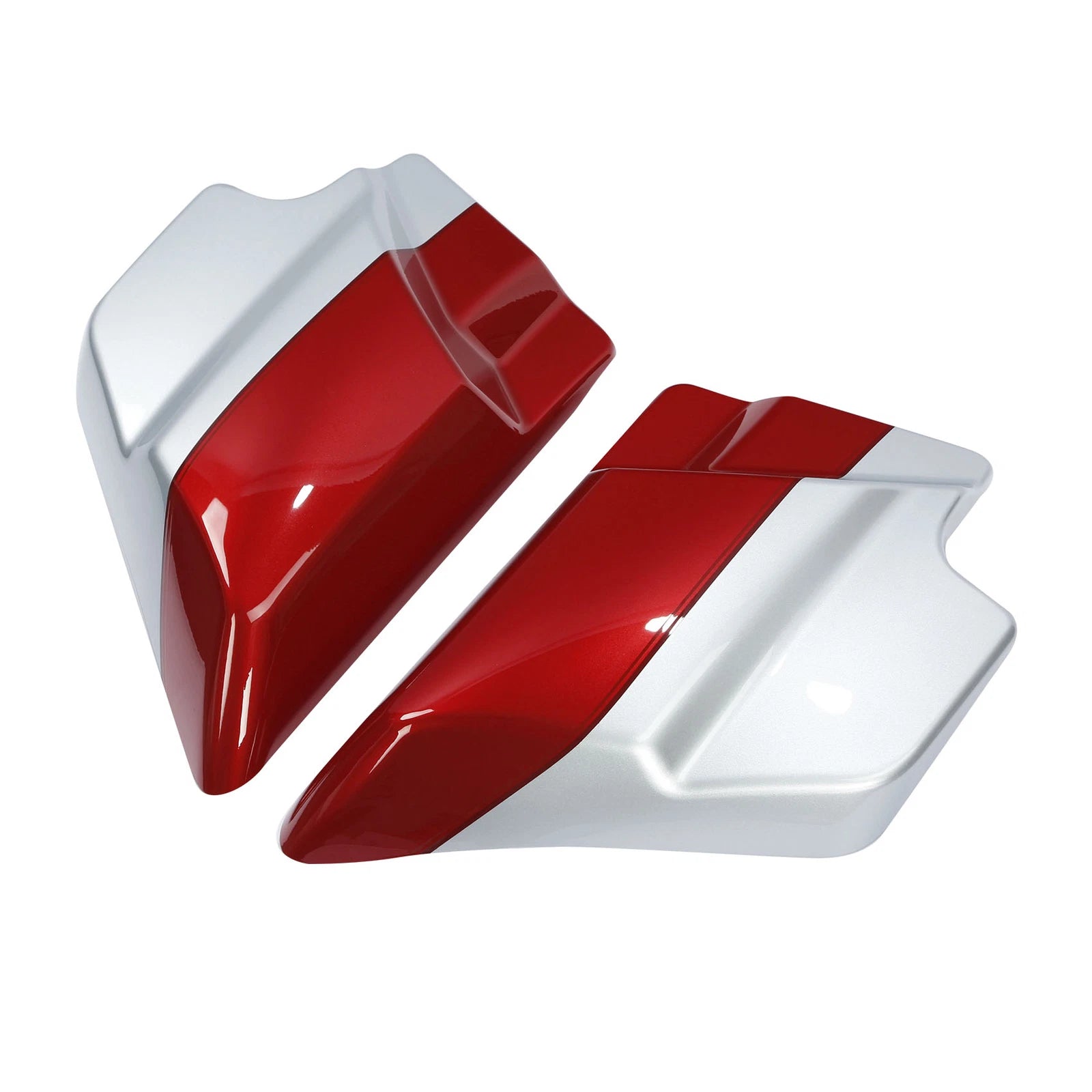 Side Covers Panel for Harley Street Glide (2009–2024) Wicked Red/Barracuda Silver