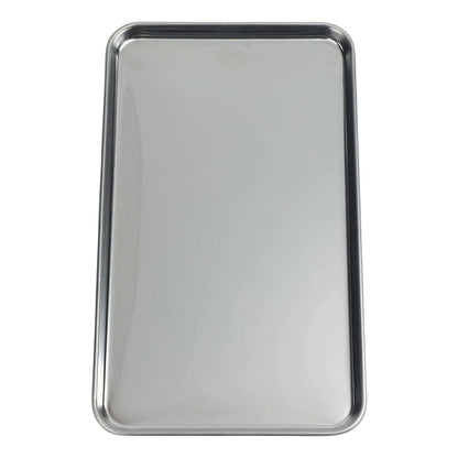 Stainless Steel Flat Bottom Tray for Restaurant and Barbecue Serving