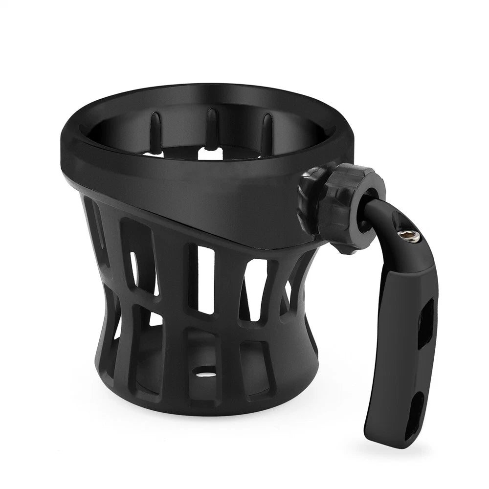 Handlebar Drink Cup Holder with Mesh Basket for Motorcycle, Bike (Universal)