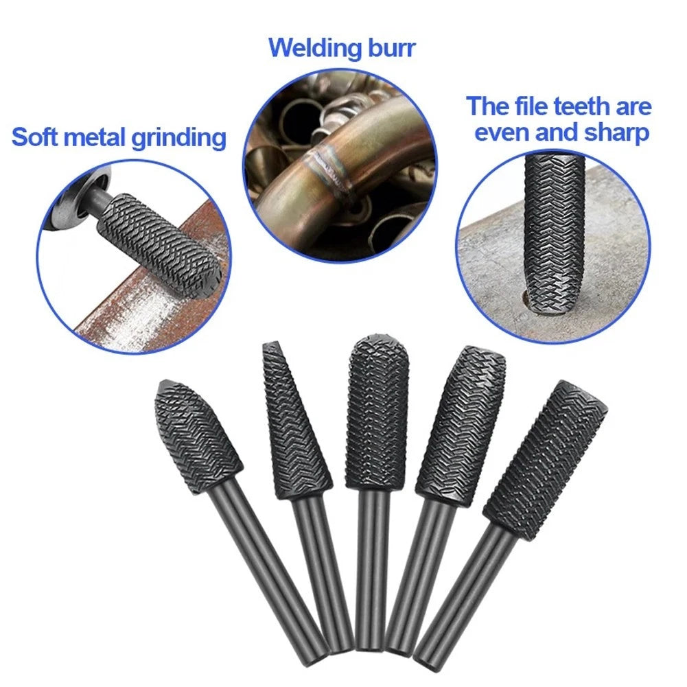 Rotary Rasp File for Metal Derusting Electric Grinding Tool