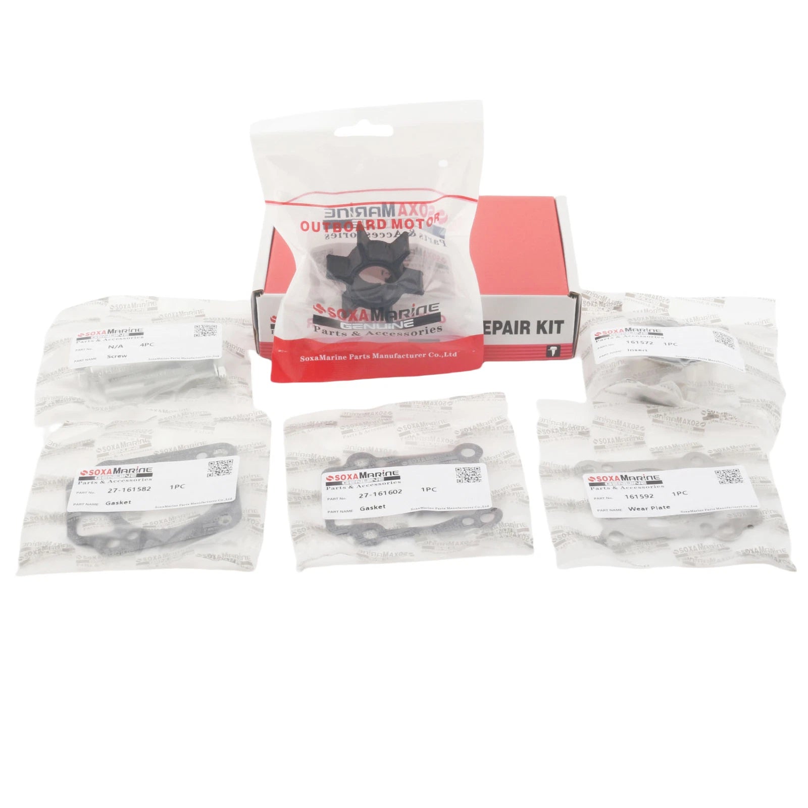 Water Pump Repair Service Kit for Mercury Mariner Outboard (853792T01)