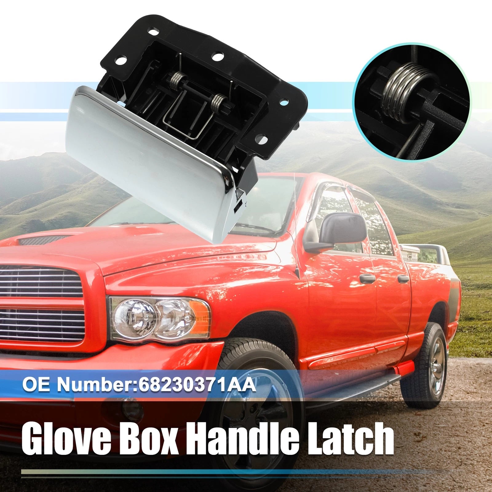 Center Console Lid Latch Replacement for Dodge Ram 1500 2500 3500 (2019–2024)