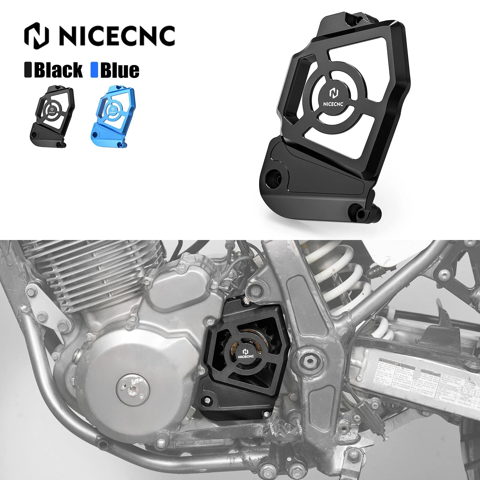 CNC Chain Guard Front Sprocket Cover Protector for Suzuki DR650S/SE (1996–2024)