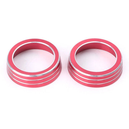 AC Air-condition Control Switch Cover Ring for Honda Civic (2016–2017) Red