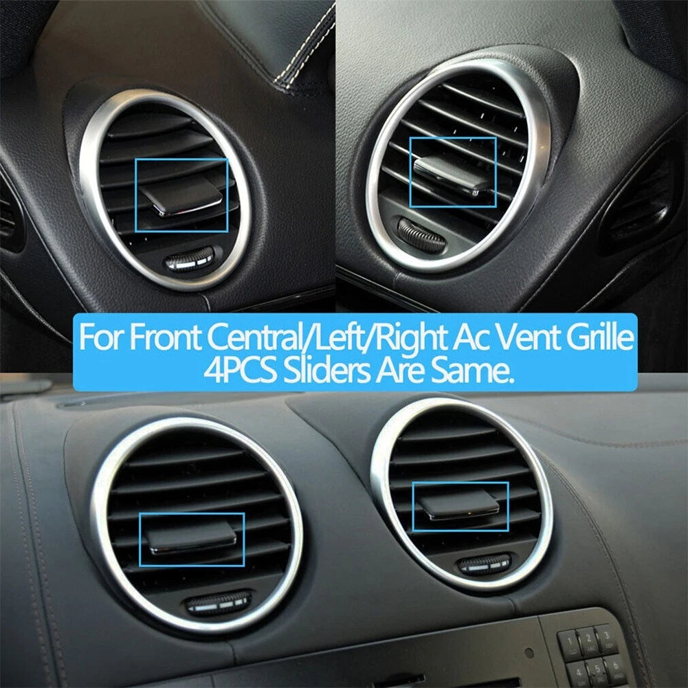 A/C Vent Outlet Clip for - 1pc Black Direct Replacement