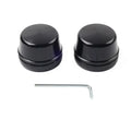 Front Axle Cap Nut Covers for Harley Touring Road King Electra Glide (2000–2007)