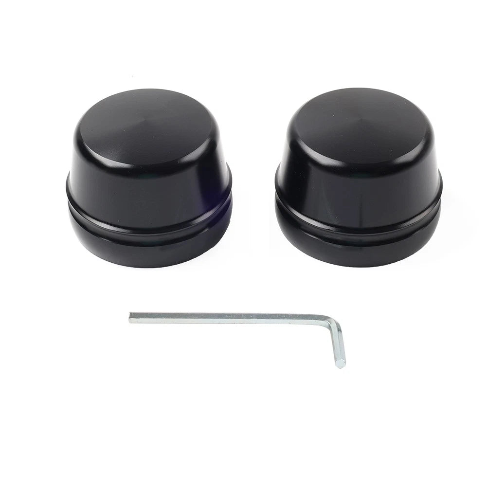 Front Axle Cap Nut Covers for Harley Touring Road King Electra Glide (2000–2007)