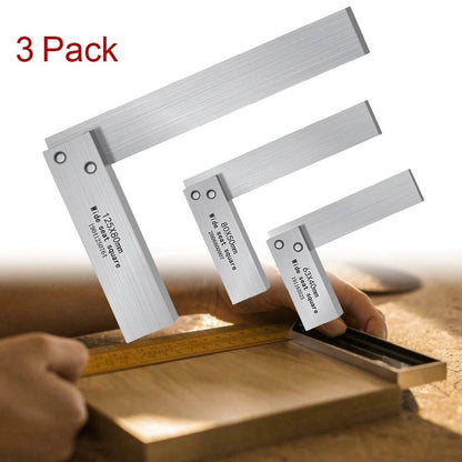 3pcs Right Angle Precision Measure for Automotive Applications