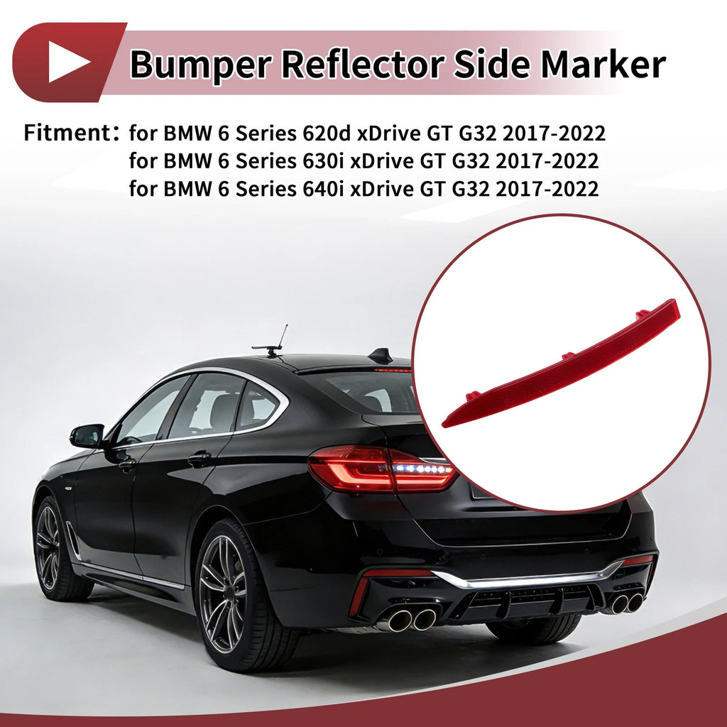 Rear Left Bumper Reflector Replacement for BMW 6 Series (2018–2020)